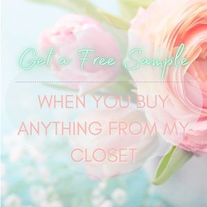 Get a Free Sample When You Buy Anything From My Closet